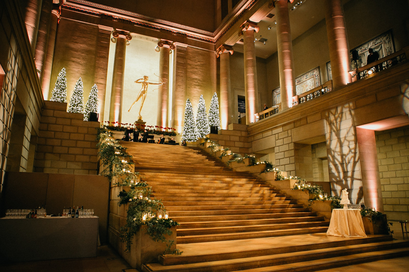 Interior Steps of the Philadelphia Museum of Art