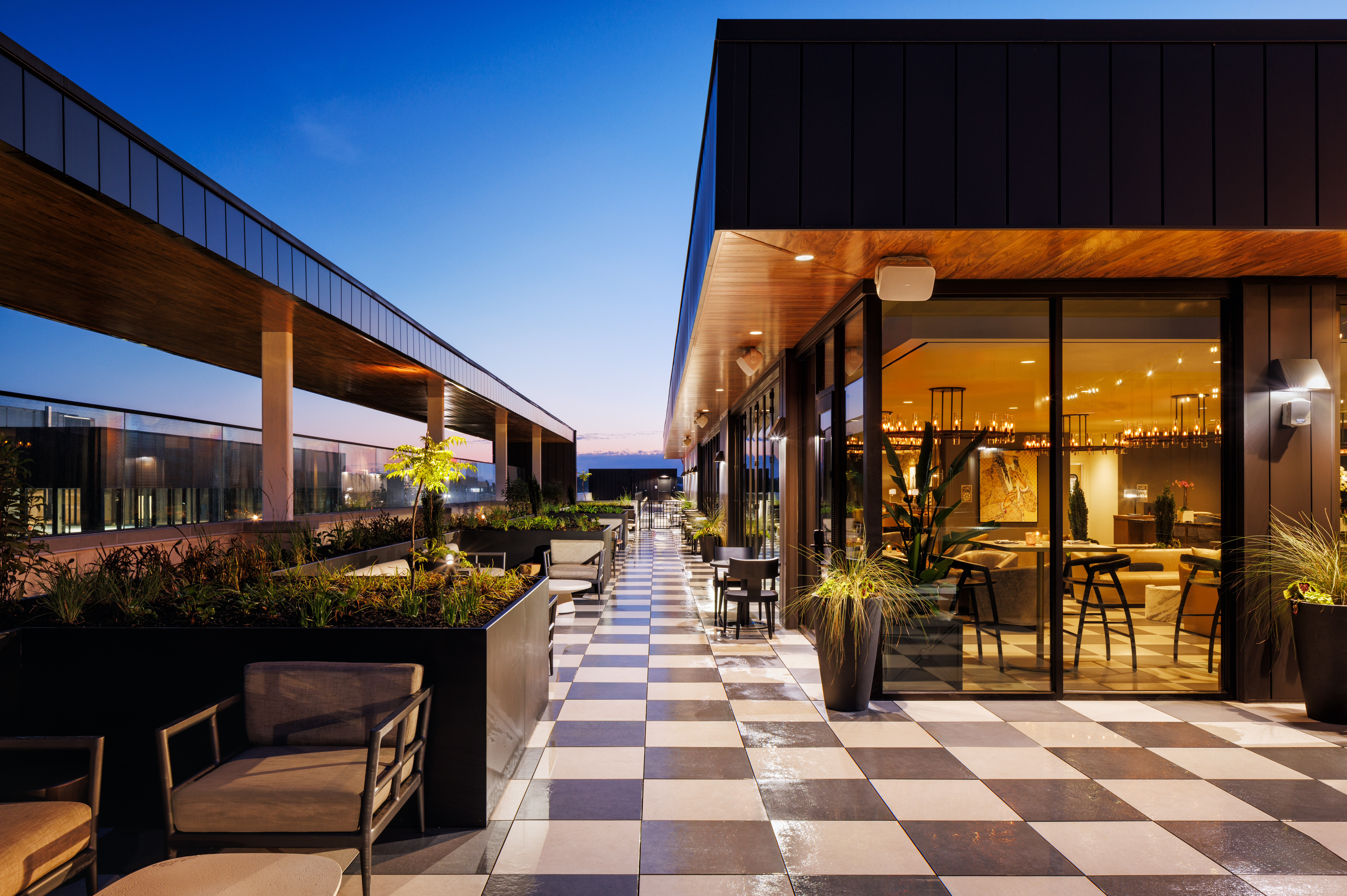 Rooftop terrace 